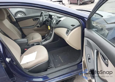 2014 Hyundai Elantra Se из США, поврежденный, VIN 5NPDH4AE0EH511360